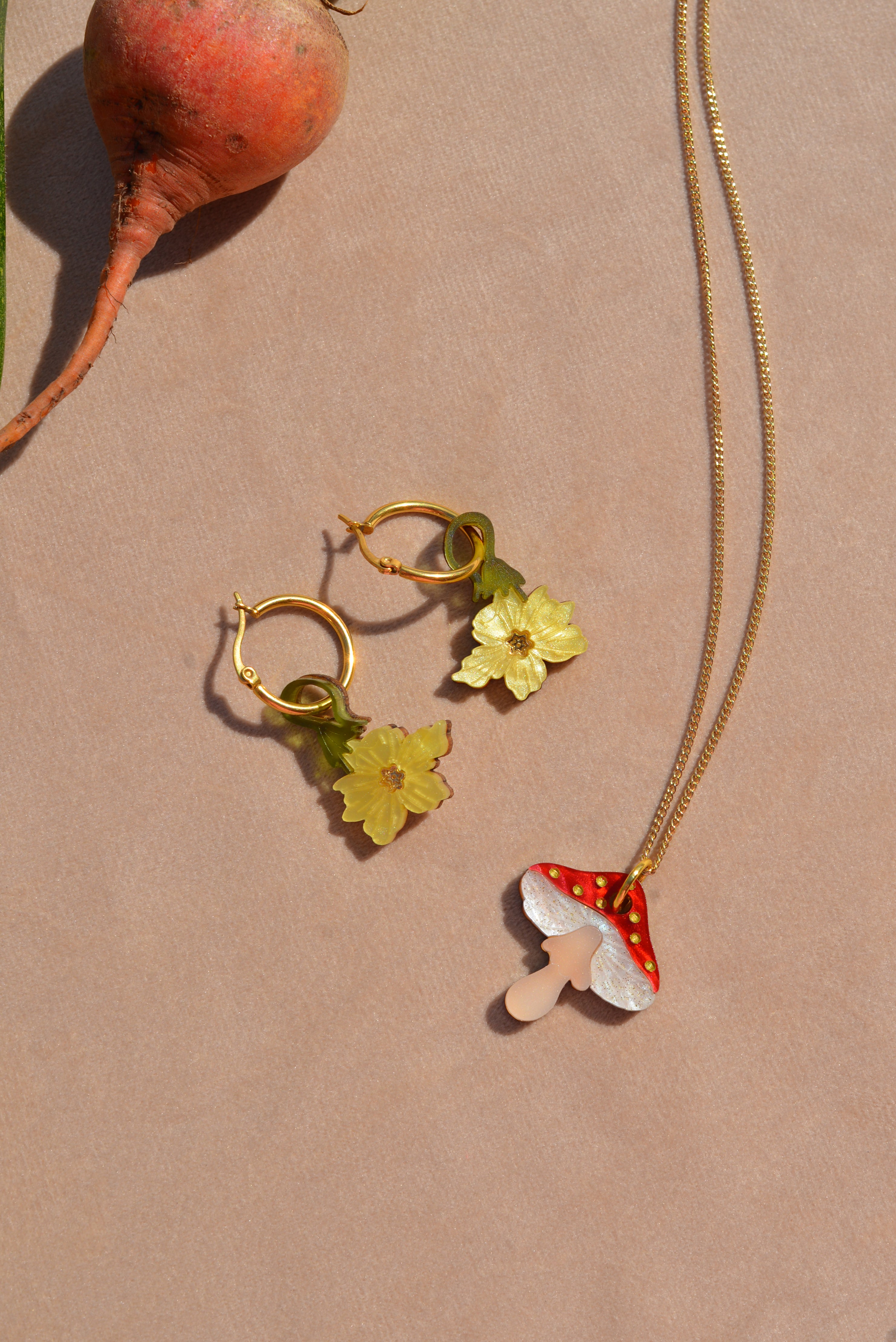 Mushroom/Toadstool Necklace