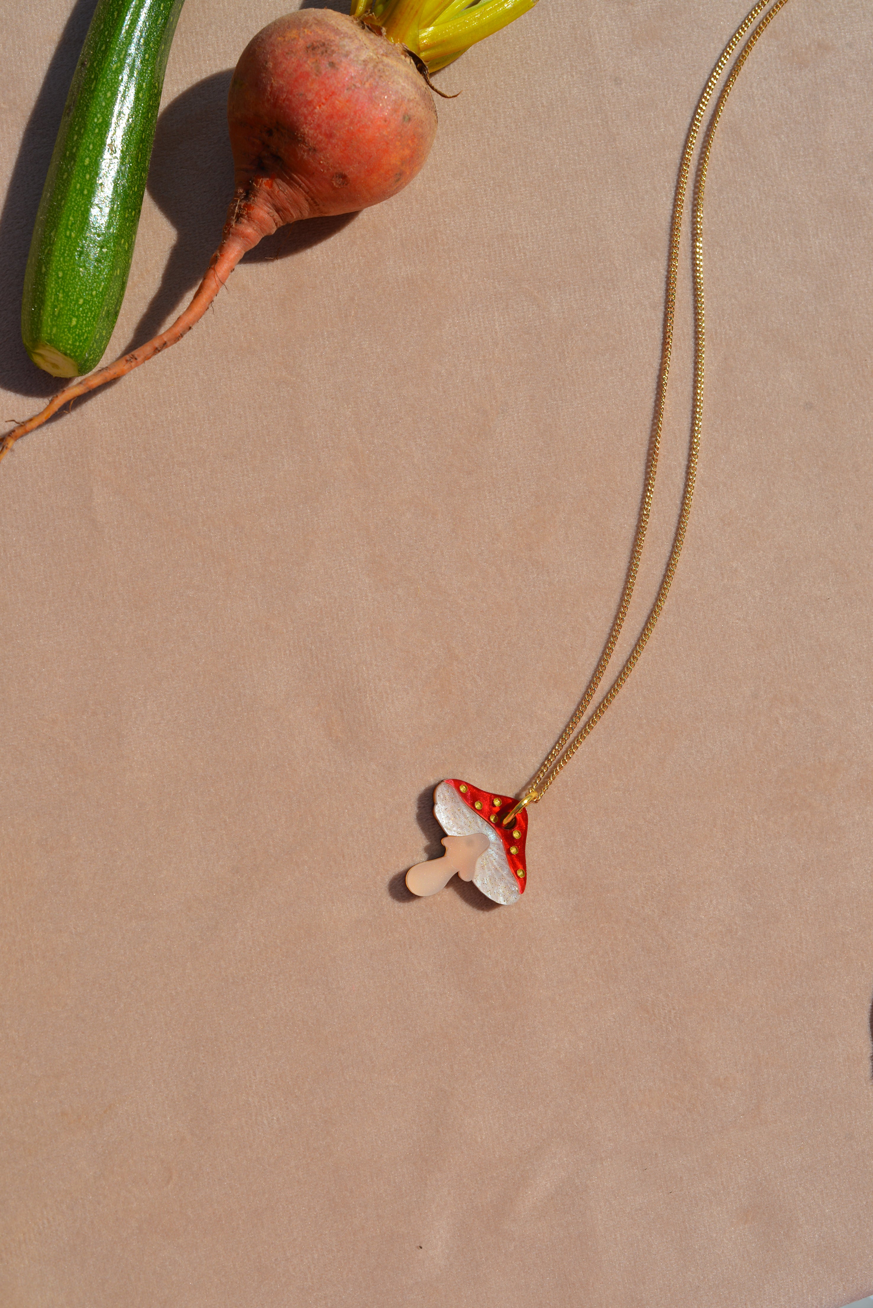 Mushroom/Toadstool Necklace