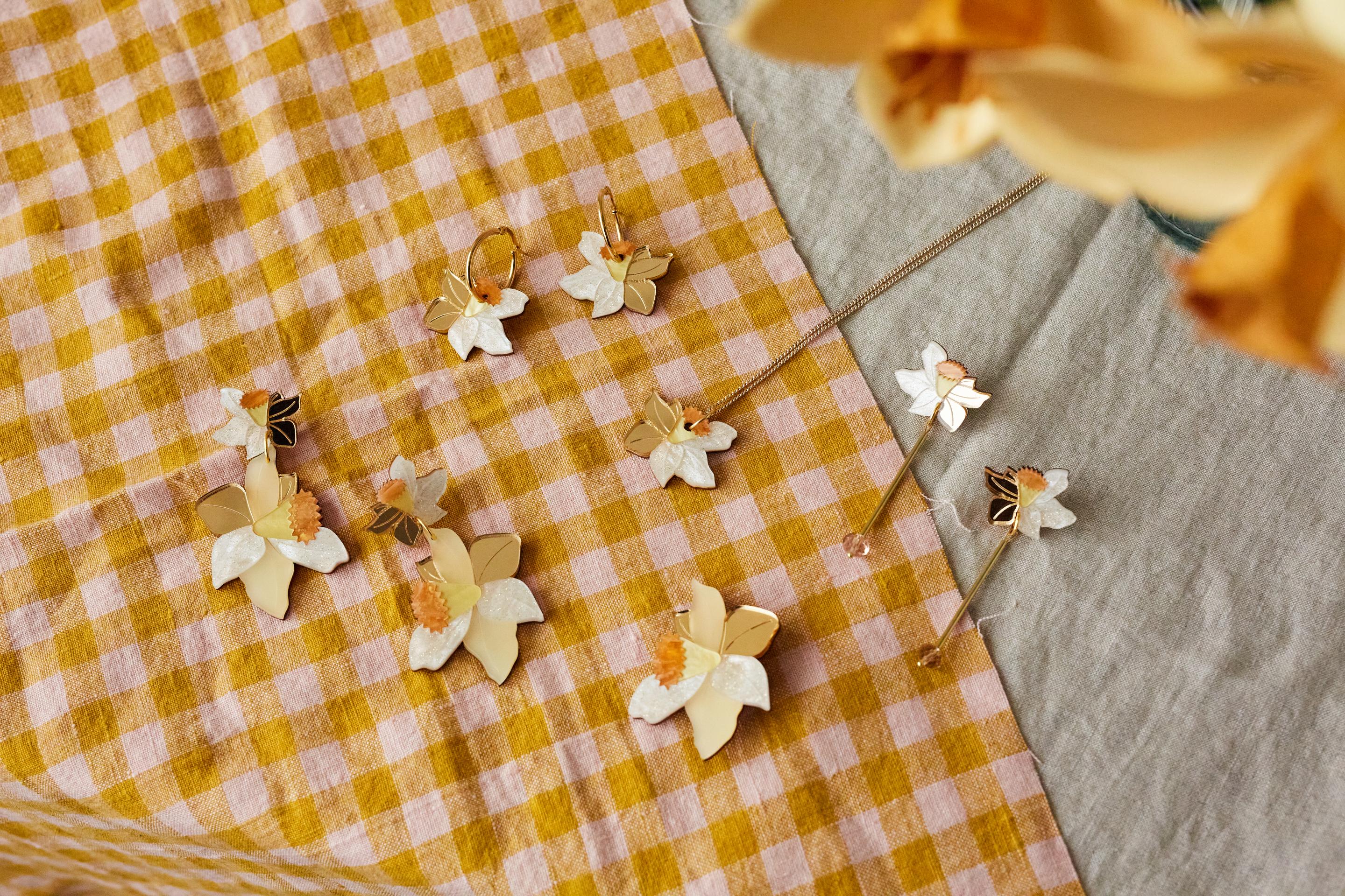 Daffodil Hoop øreringe