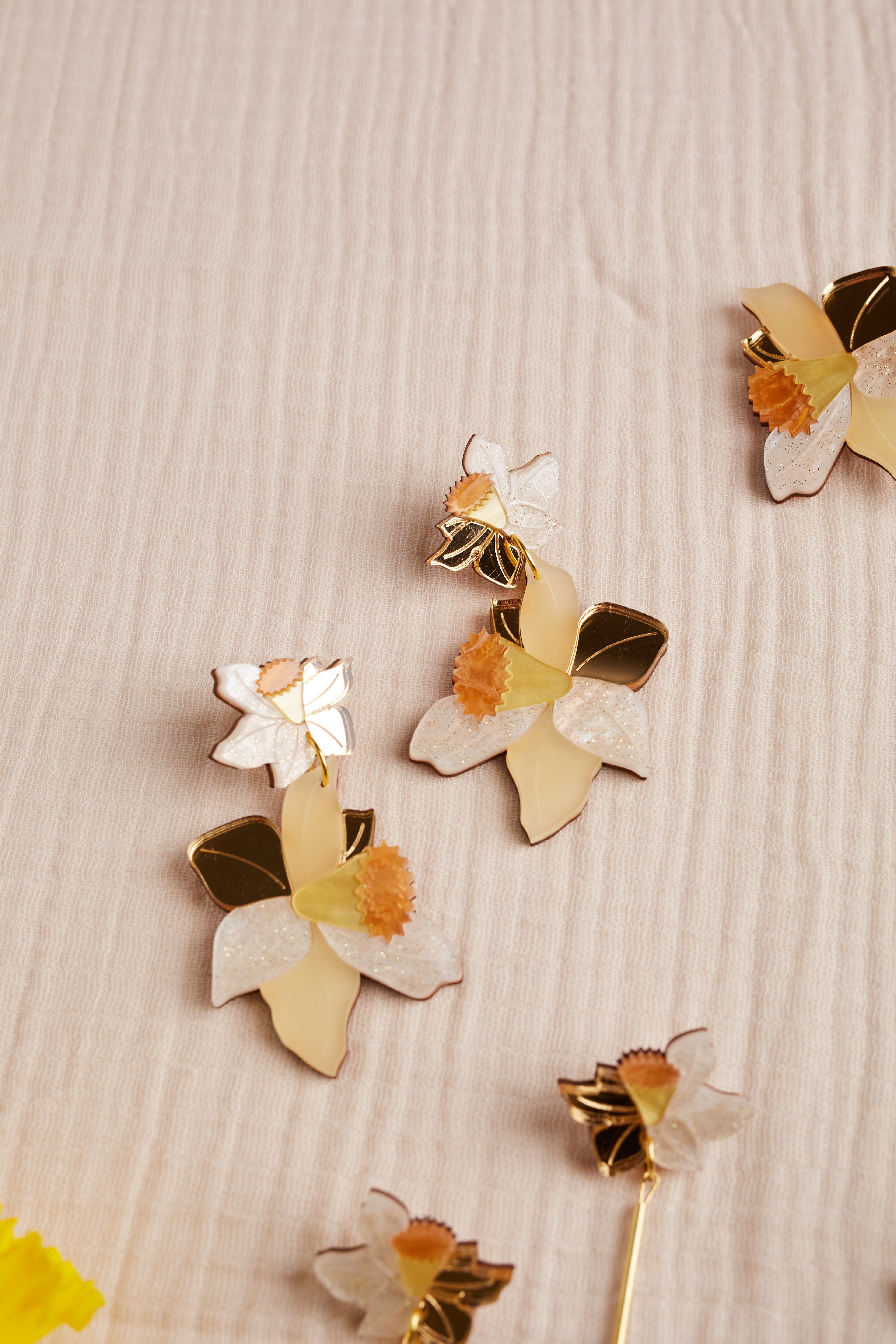 Daffodil Earring Workshop- Wed 20th March 6-8.30pm @ Teacups & Cupcakes