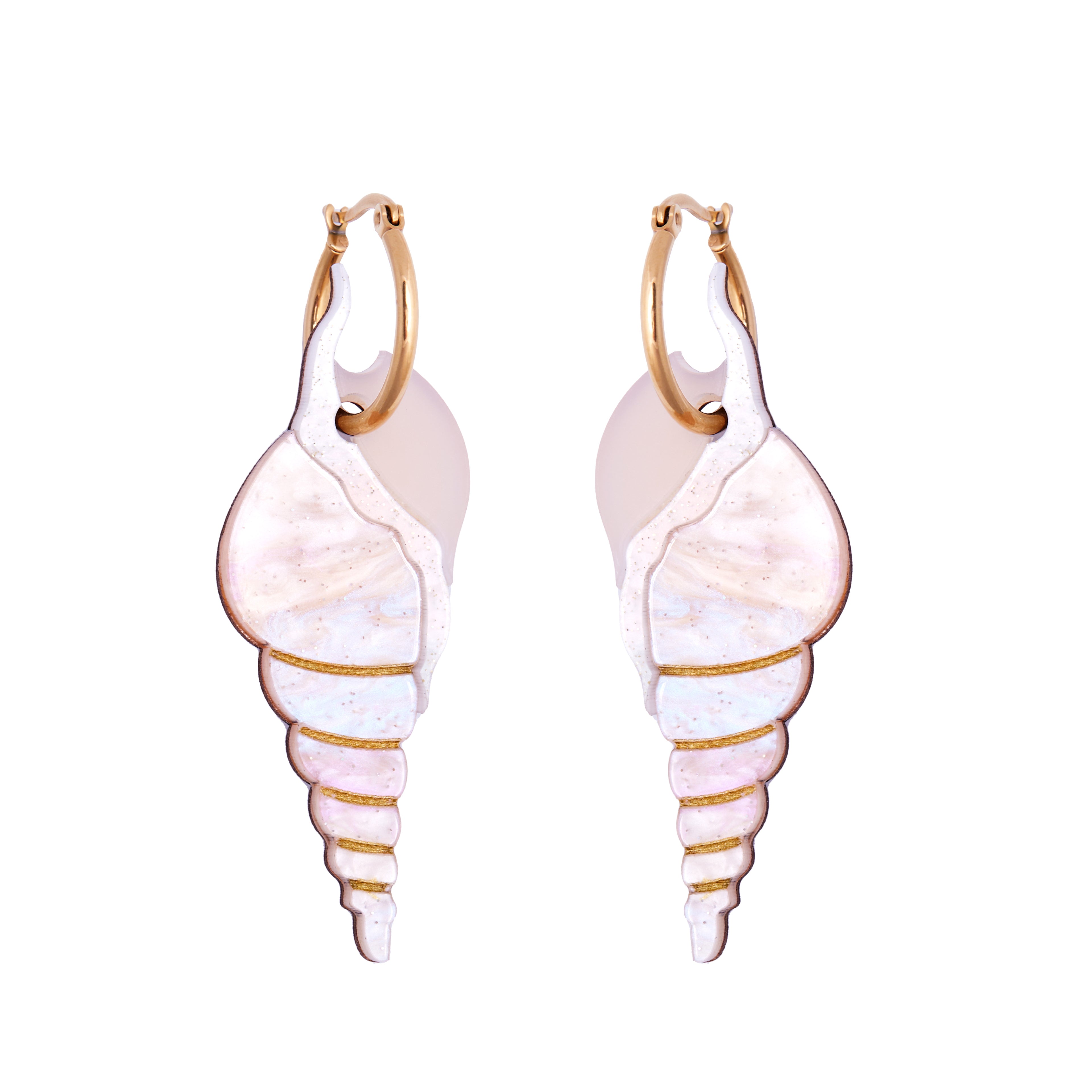 Twist Shell Hoops