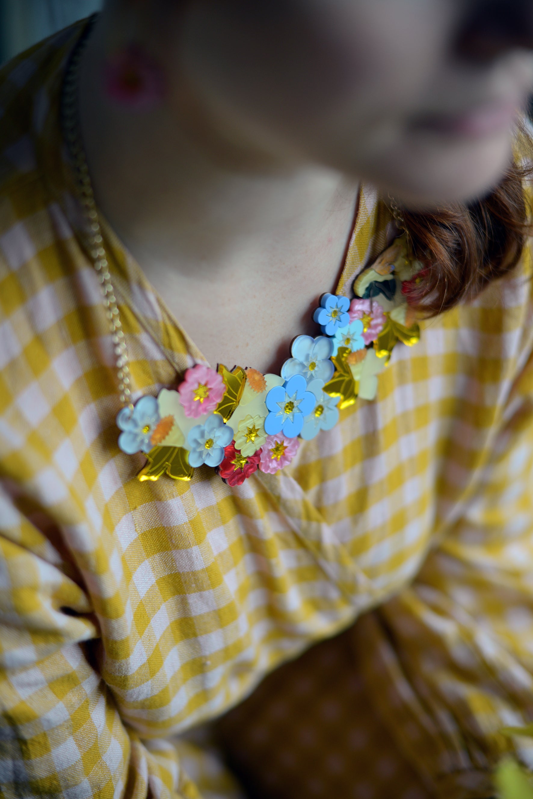 Spring Bouquet Statement Necklace