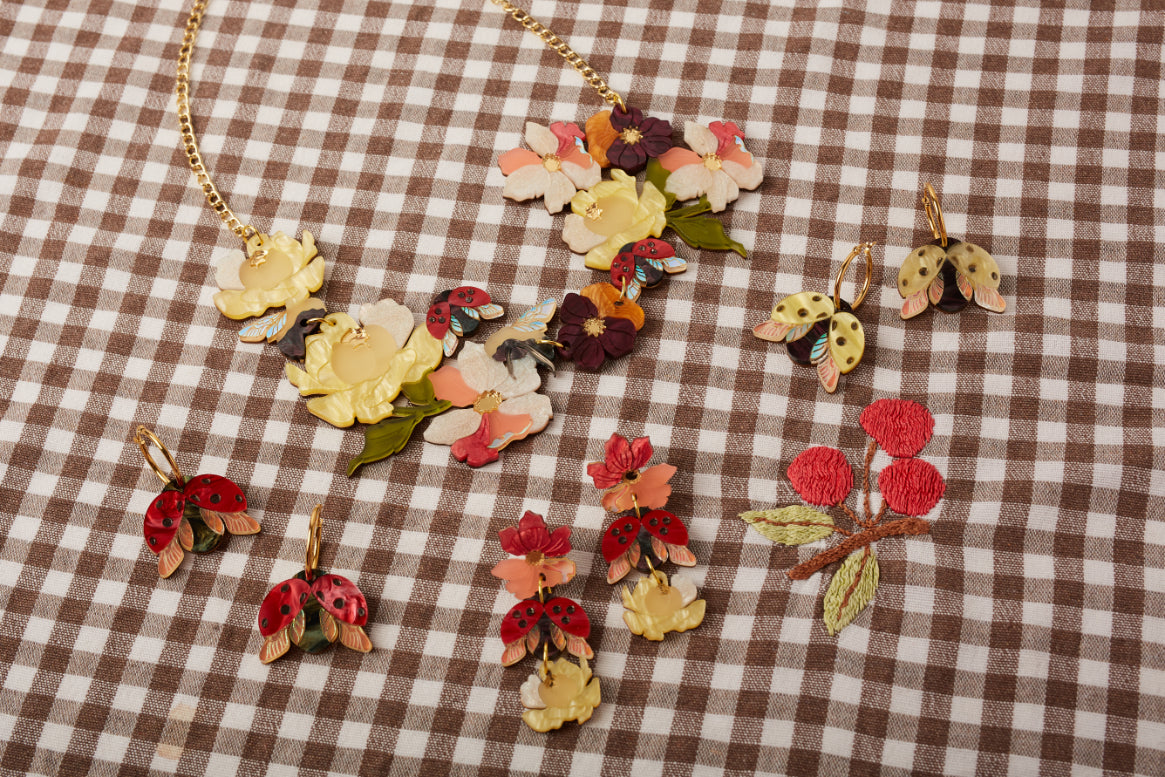 Summer Floral Statement Necklace