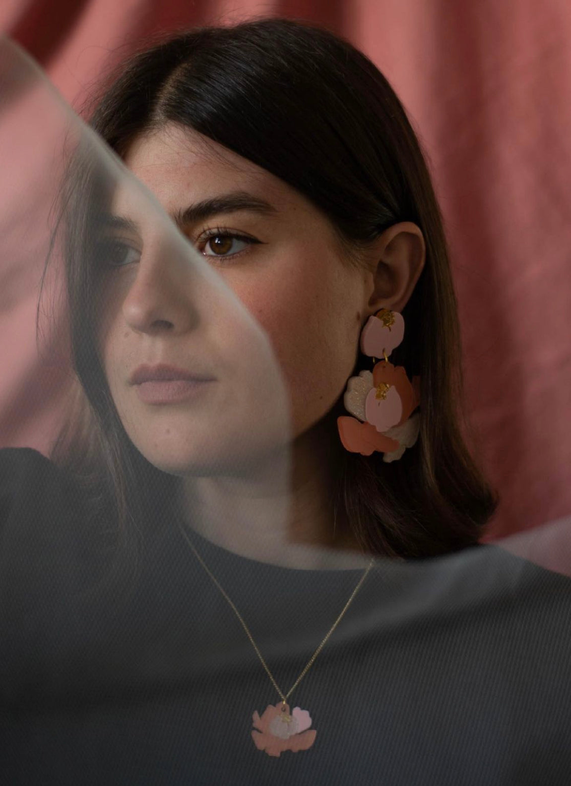 Peony Statement Earrings